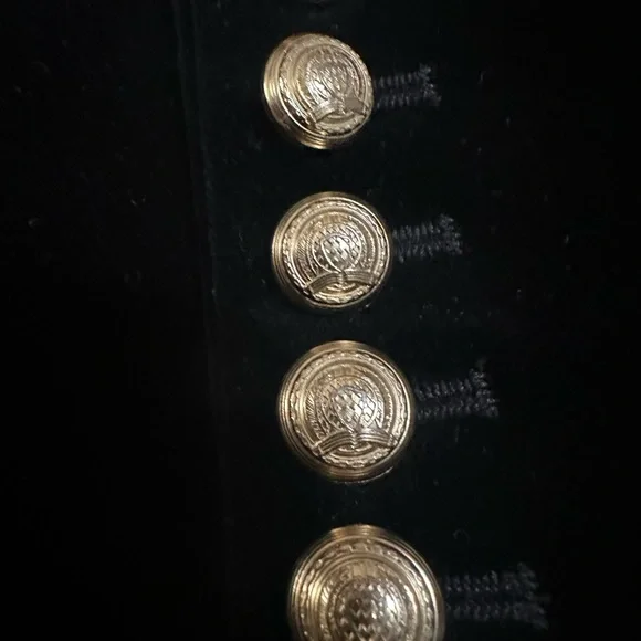 Balmain x H&M Black Velvet Blazer - Picture 4 of 9